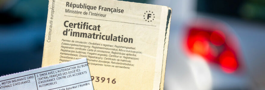 Procédures pour obtenir et mettre à jour un certificat d'immatriculation